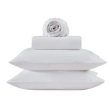 Organic Cotton Sateen Sheet Sets For Standard and Oversized Beds