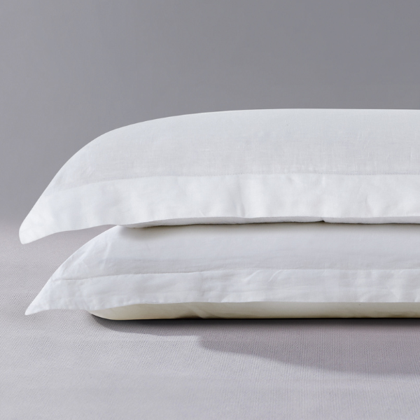 Precious Star Linen Egyptian Cotton Duvet Cover – Alaskan King 120"x132", White, 800 Thread Count - View #4
