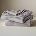 Turkish Cotton Waffle Blanket For All Standard and Oversized Beds