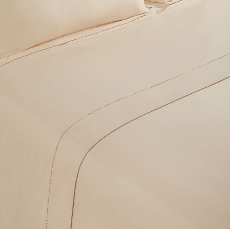 Texas King (80" width x 98" length) Fine Linens Belle Cotton Sateen Sheet Set