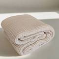 Turkish Cotton Waffle Blanket For All Standard and Oversized Beds