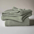 Turkish Cotton Waffle Blanket For All Standard and Oversized Beds