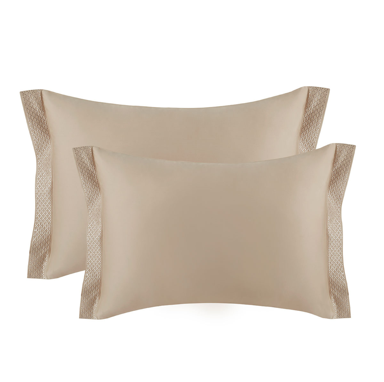 Colorado King (Bed Size 76"x92") Fine Linens Lattice Cotton Sateen Sheet Set