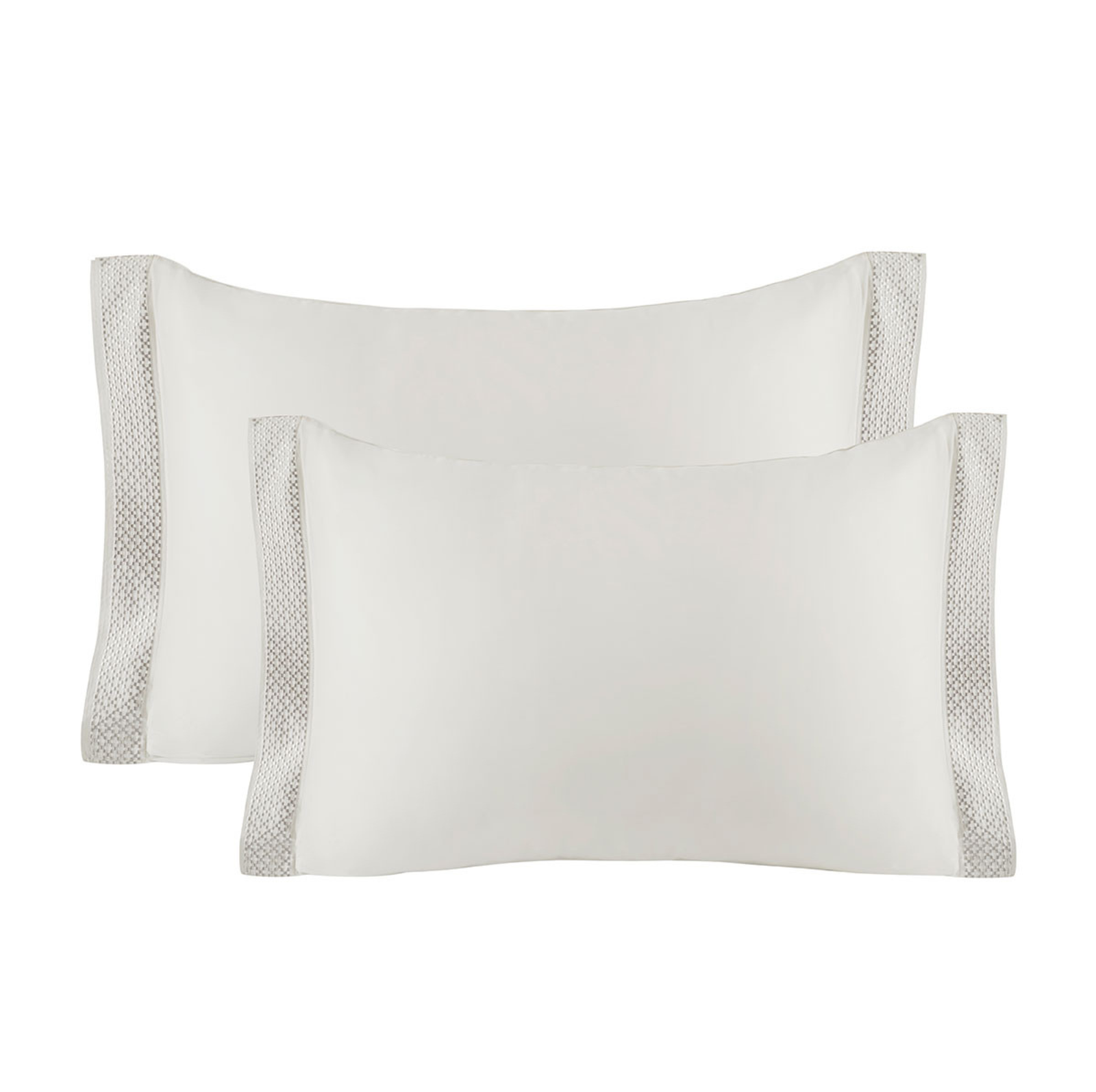 Colorado King (Bed Size 76"x92") Fine Linens Lattice Cotton Sateen Sheet Set