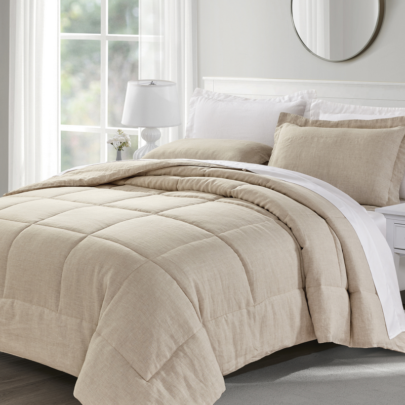 Linen comforter deals set
