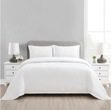 Alaskan King 7ft Length (108x84") Bamboo Linen Blend Duvet Cover Set
