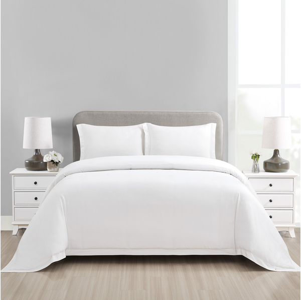 Wyoming King (7x7ft / 84x84") Bamboo Linen Blend Duvet Cover Set