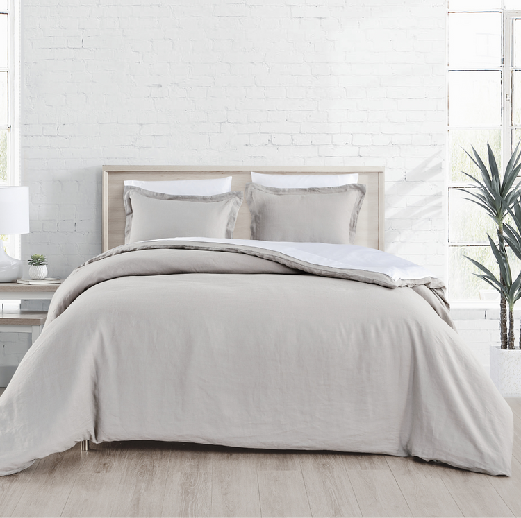 King linen duvet shops set