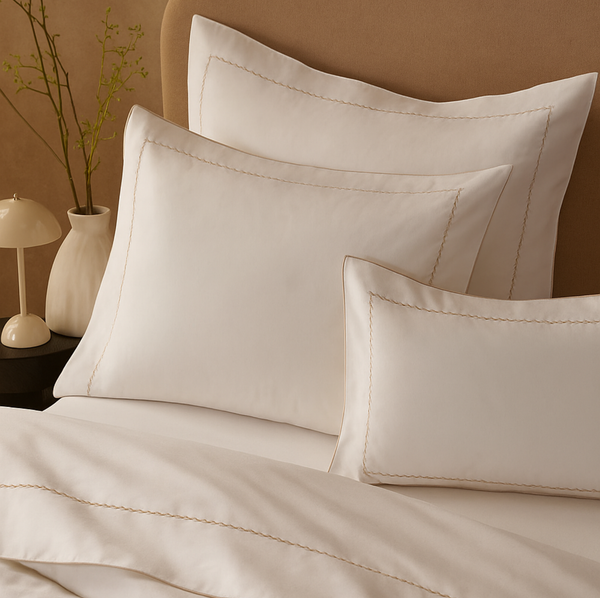 Vermont King (8x8ft / 96" width x 96" length) Fine Linens Belle Cotton Sateen Duvet Cover Set