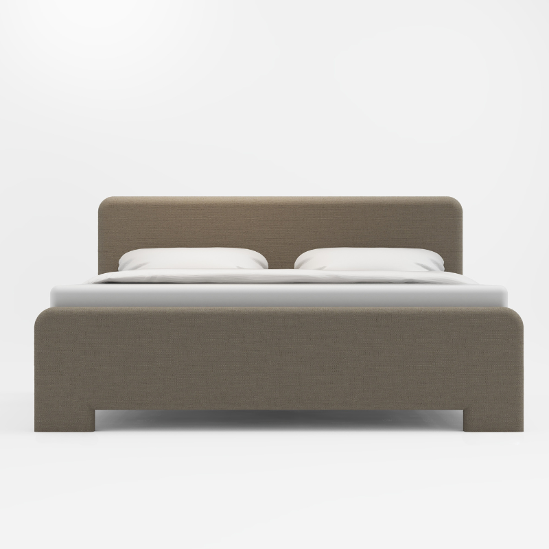 Texas King (98" width x 80" length) Atlas Upholstered Bed Frame