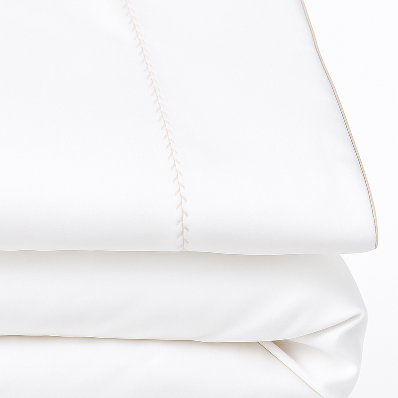Texas King (80" width x 98" length) Fine Linens Belle Cotton Sateen Sheet Set