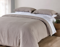 Wyoming King Stone Washed Linen Duvet Cover Set